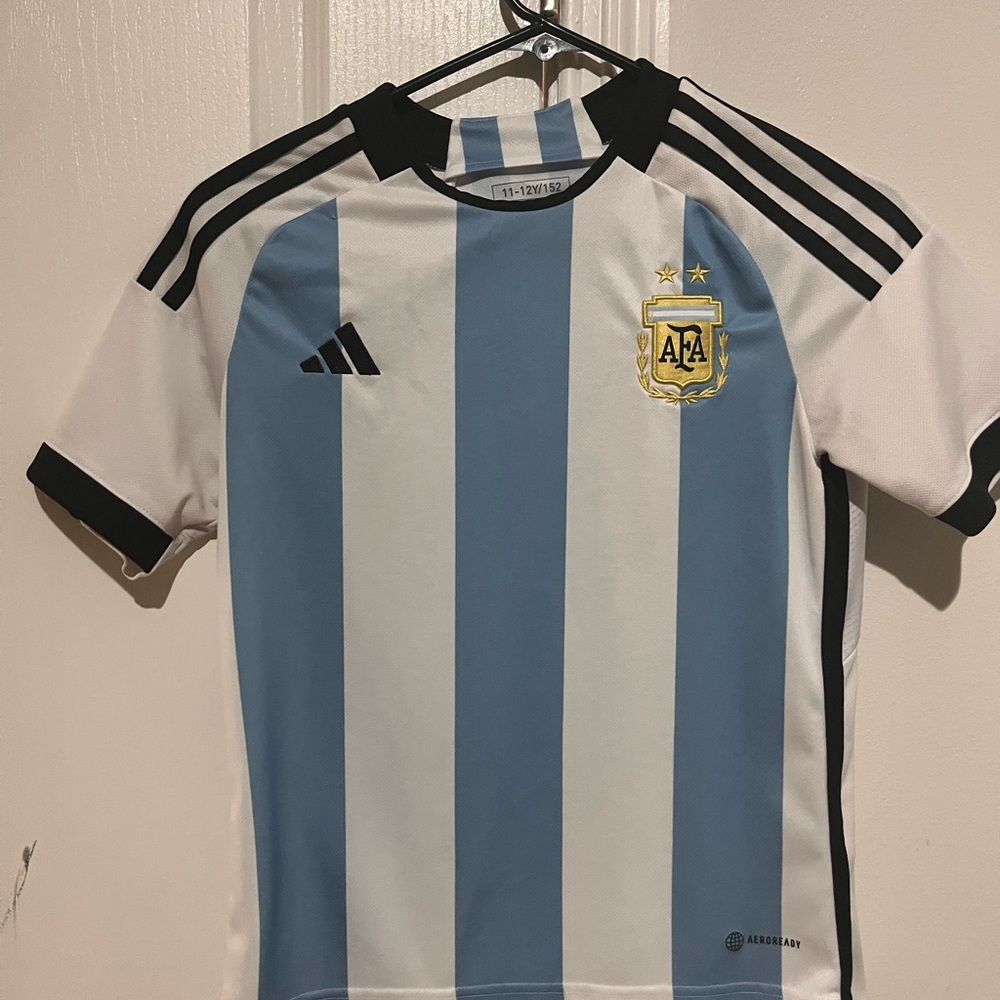 Official FV Adidas Argentina 2022 World Cup Soccer Jersey